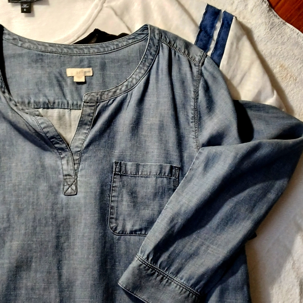 Denim blouse
